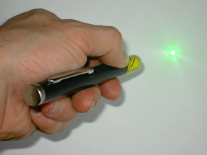 Der Laserpointer als Tauchlampe?